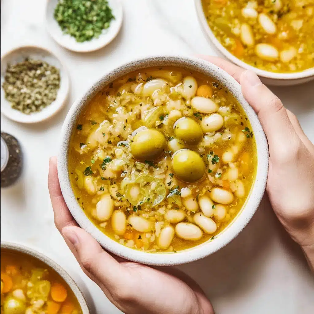 Green Olive Soup with Olive Oil Recipe - Recipe Image