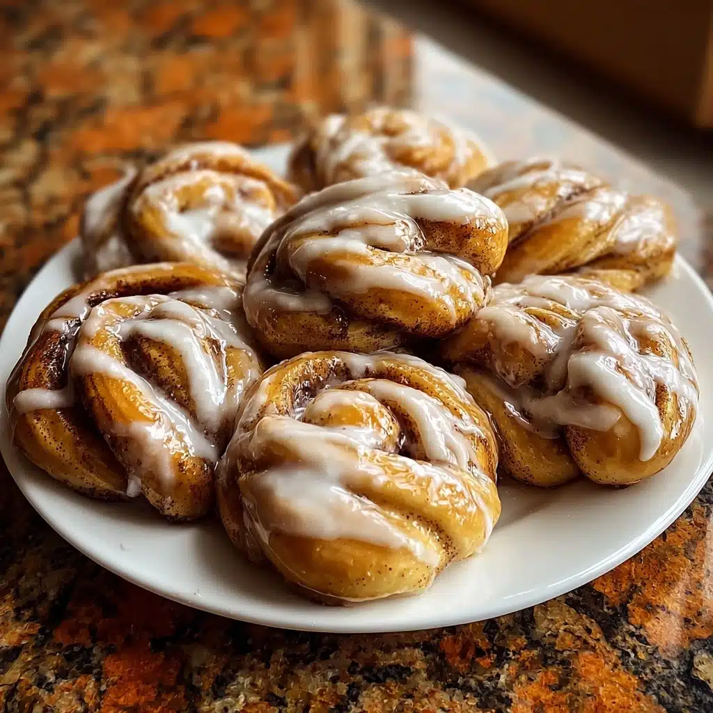 Cinnamon Knots with Coffee Icing Recipe - Recipe Image