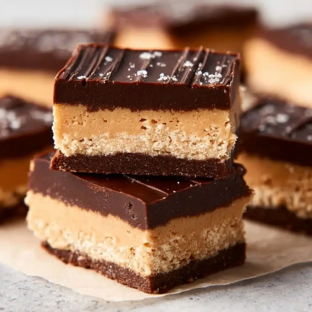 No-Bake Peanut Butter Protein Bars Recipe - Recipe Image