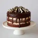 Decadent Chocolate Mud Cake with Choc-Swirled Cream Recipe