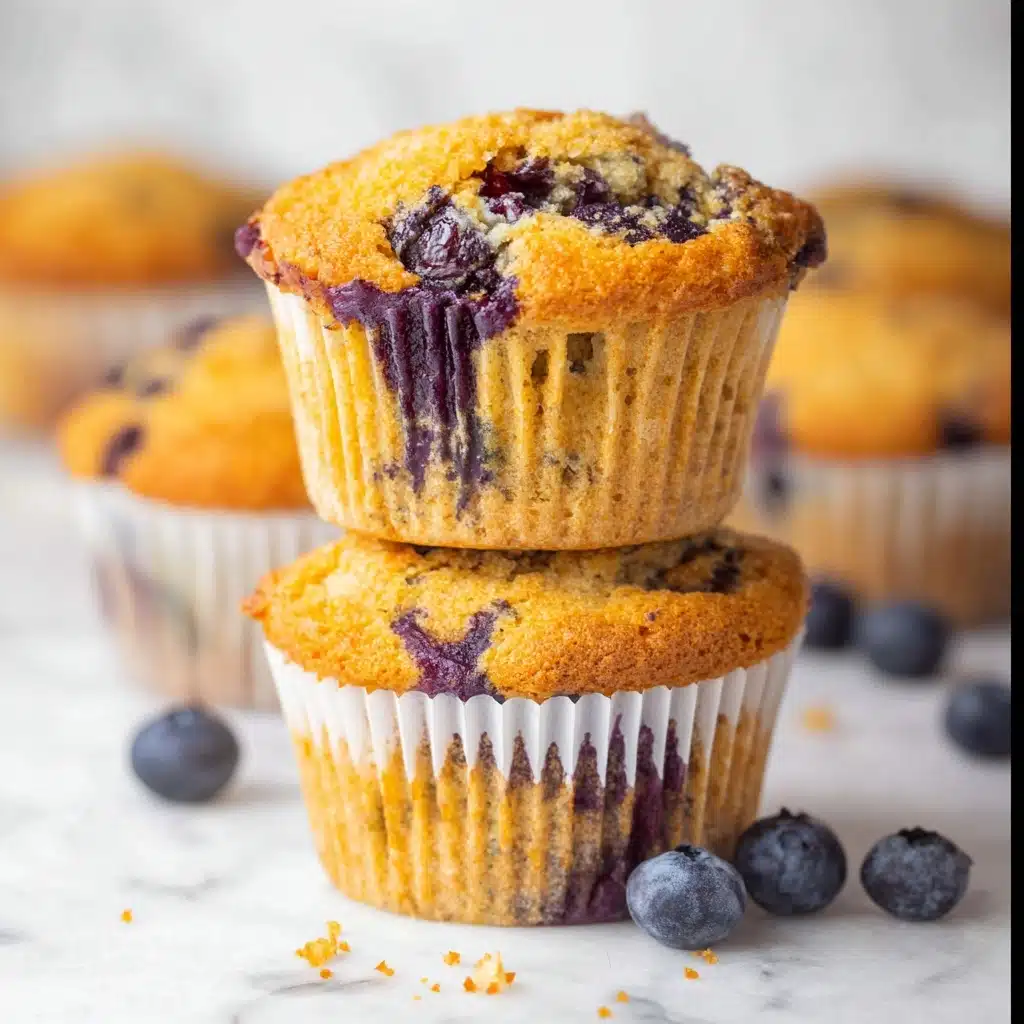 Blueberry Cottage Cheese Muffins Recipe - Recipe Image