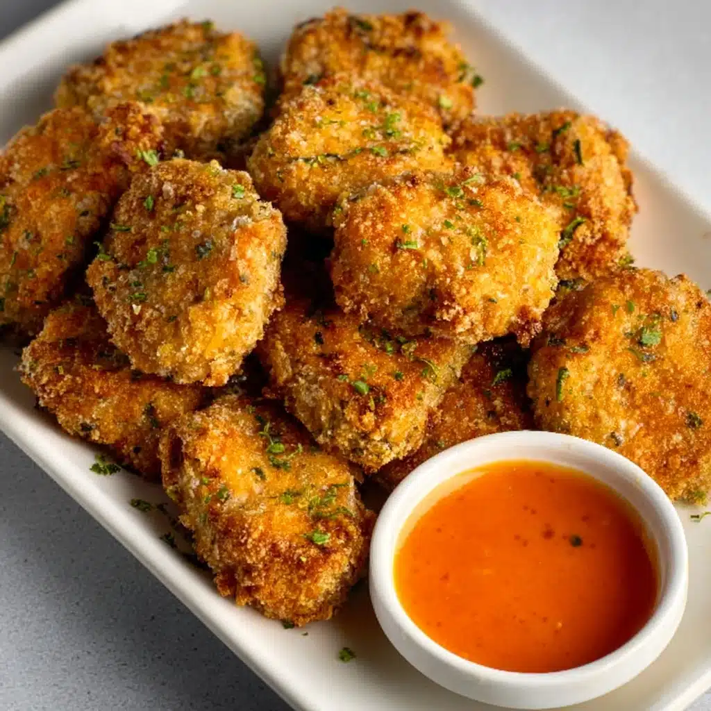 Quick Veggie Ground Chicken Nuggets Recipe - Recipe Image