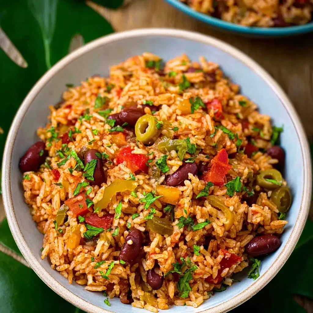 Healthy Mediterranean Rice and Beans Recipe - Recipe Image