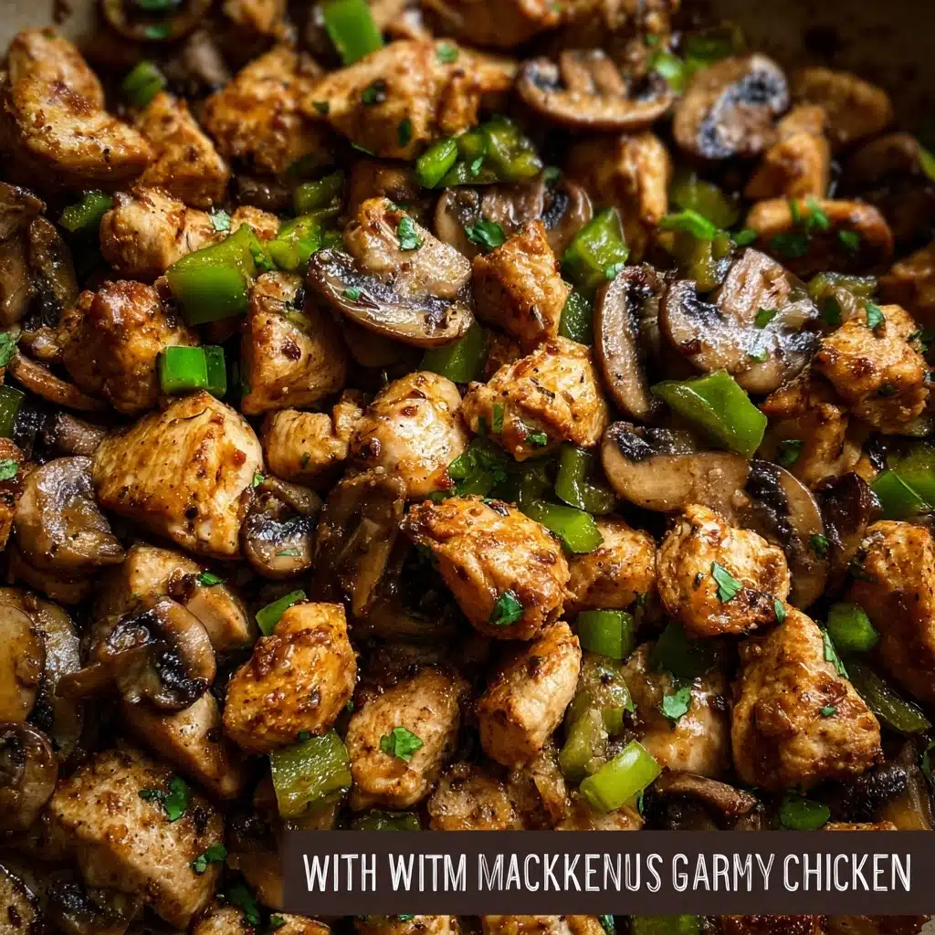 Garlic Mushrooms And Chicken Recipe - Recipe Image