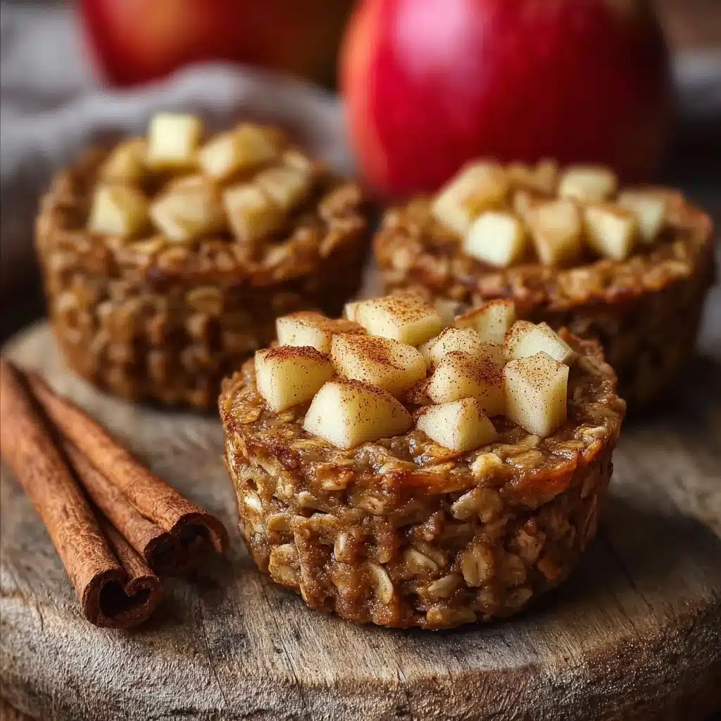Healthy Baked Apple Cinnamon Oatmeal Cups Recipe - Recipe Image