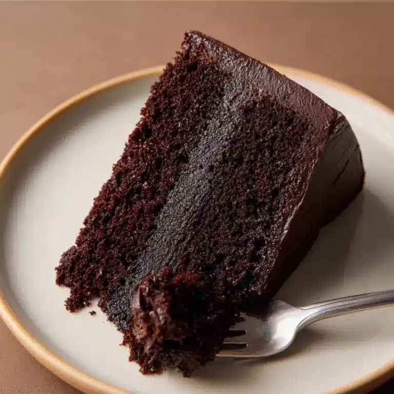 Easy Moist Chocolate Cake Recipe