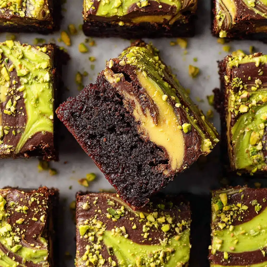 Pistachio Brownies Recipe - Recipe Image