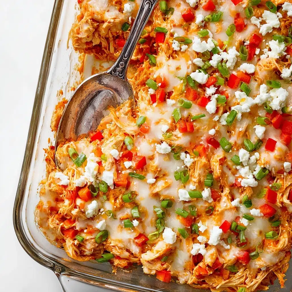 Healthy Buffalo Chicken Spaghetti Squash Casserole Recipe - Recipe Image