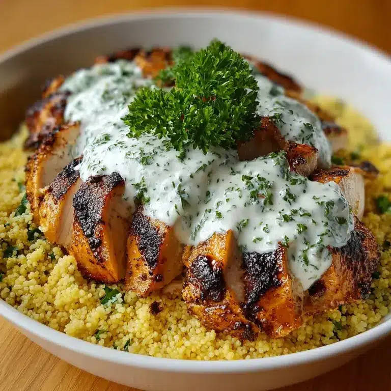 Greek Chicken with Tzatziki and Couscous Recipe