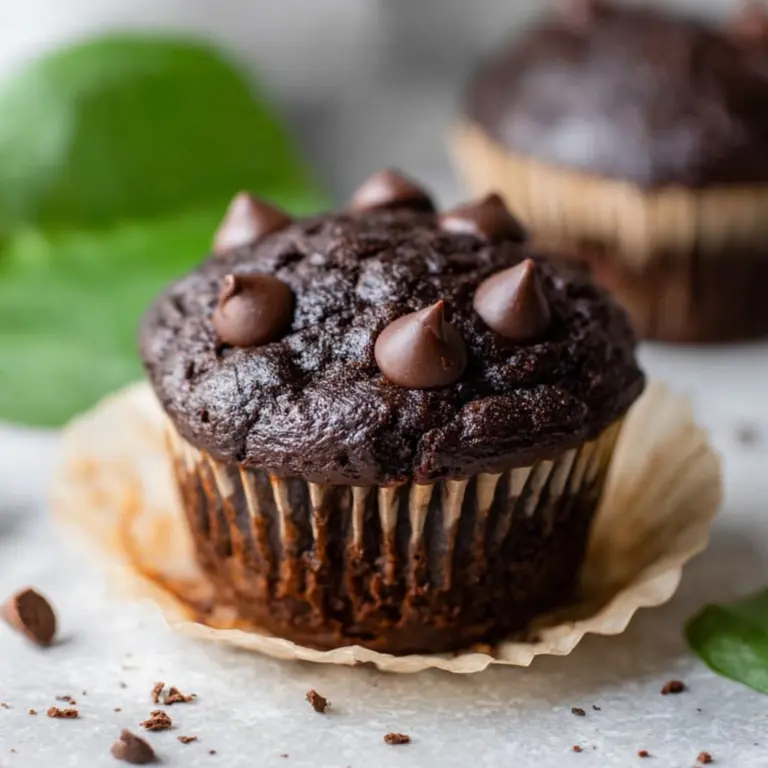 Chocolate Spinach Muffins Recipe