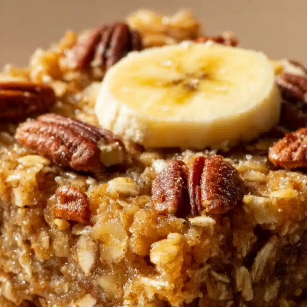 Banana Nut Baked Oatmeal Recipe - Recipe Image