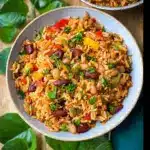 Healthy Mediterranean Rice and Beans Recipe