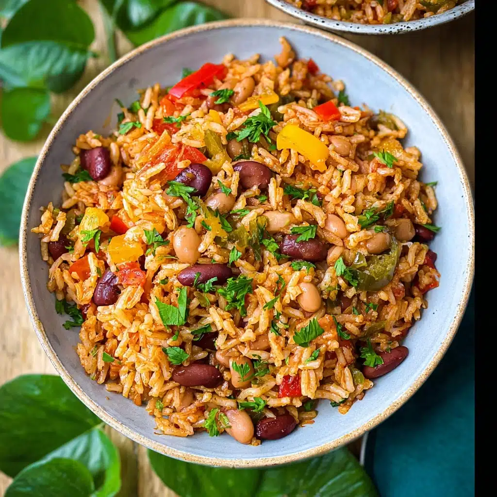 Healthy Mediterranean Rice and Beans Recipe - Recipe Image