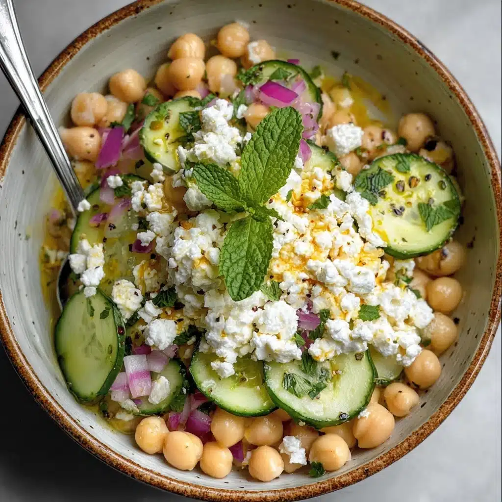 Cottage Cheese and Chickpea Salad Recipe - Recipe Image