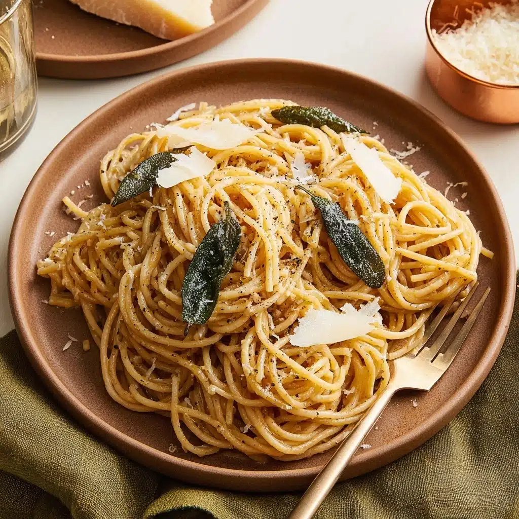 Brown Butter Sage & Pumpkin Fettuccine Recipe - Recipe Image