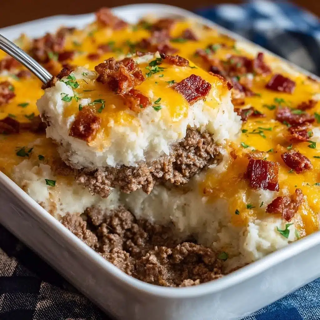 CHEESY LOADED MEATLOAF CASSEROLE Recipe - Recipe Image