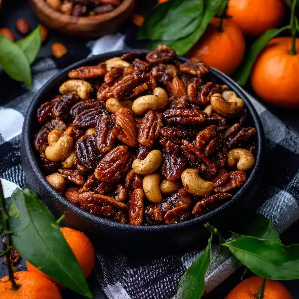 Slow Cooker Maple Spiced Nuts Recipe - Recipe Image