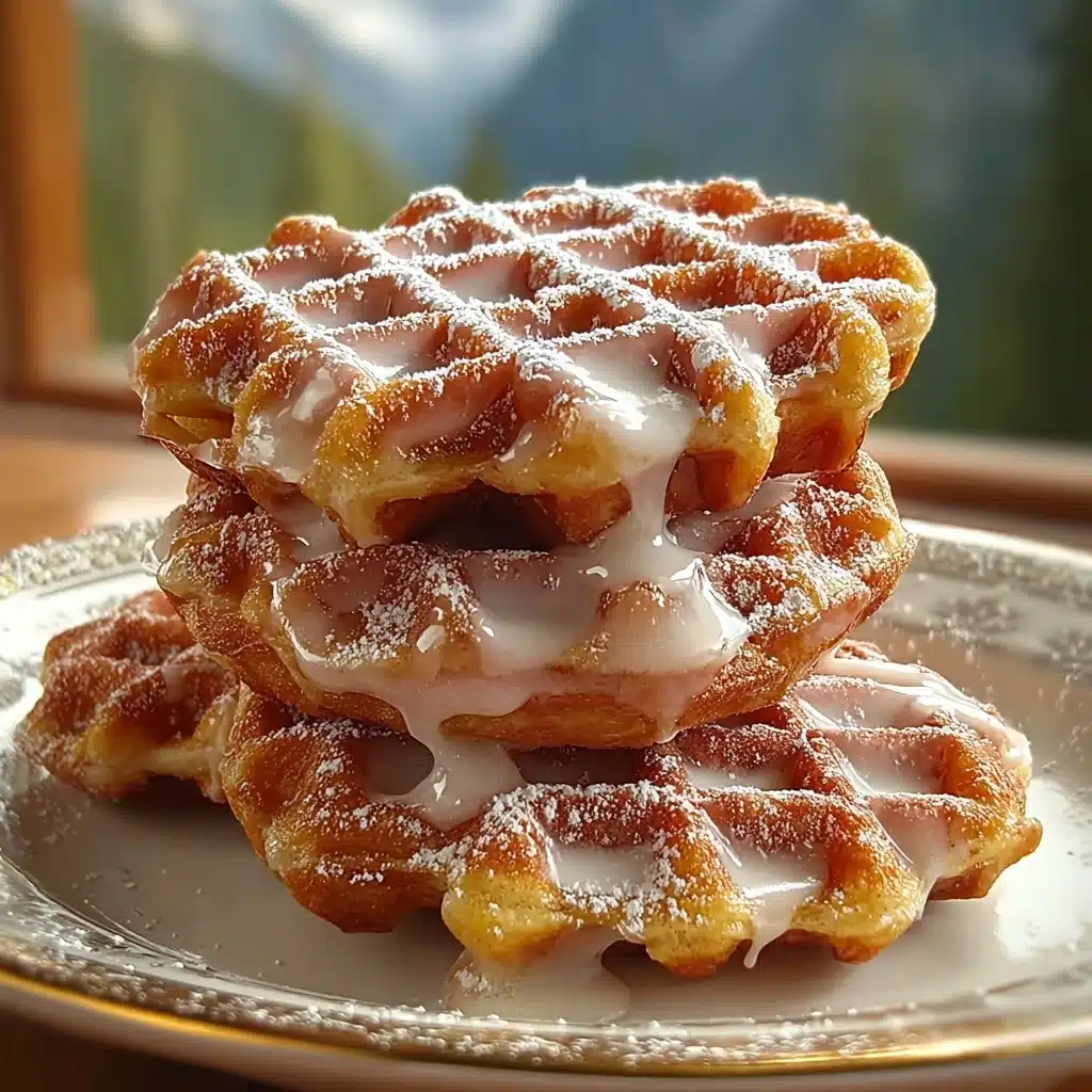 Apple Fritter Waffle Donuts Recipe - Recipe Image