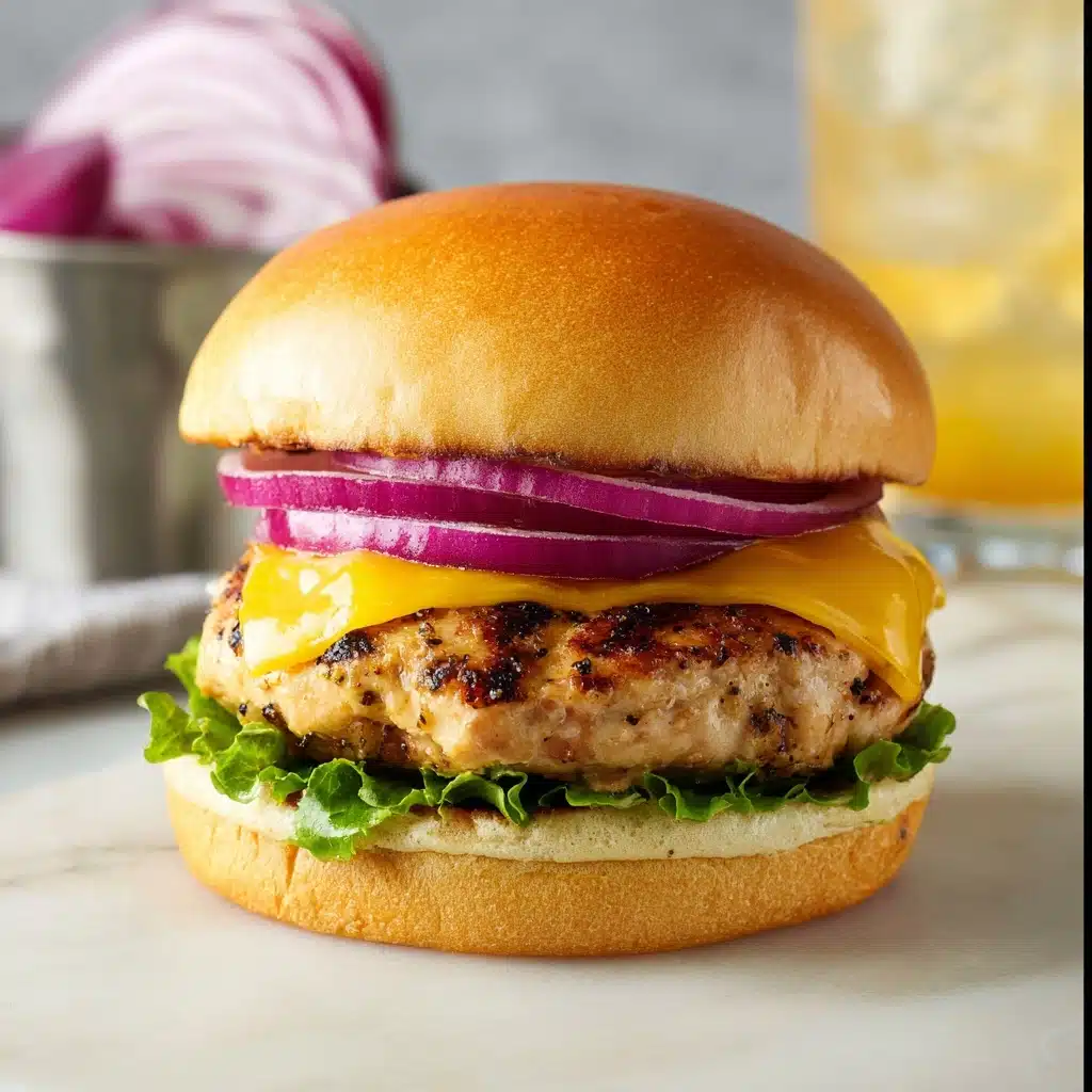 Maple Mustard Apple Chicken Burgers Recipe - Recipe Image