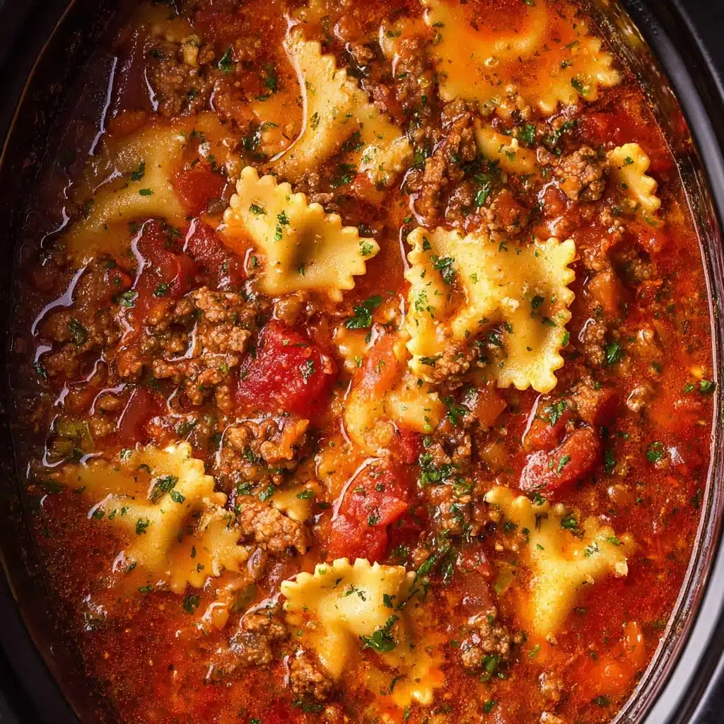 Slow Cooker Lasagna Soup Recipe - Recipe Image