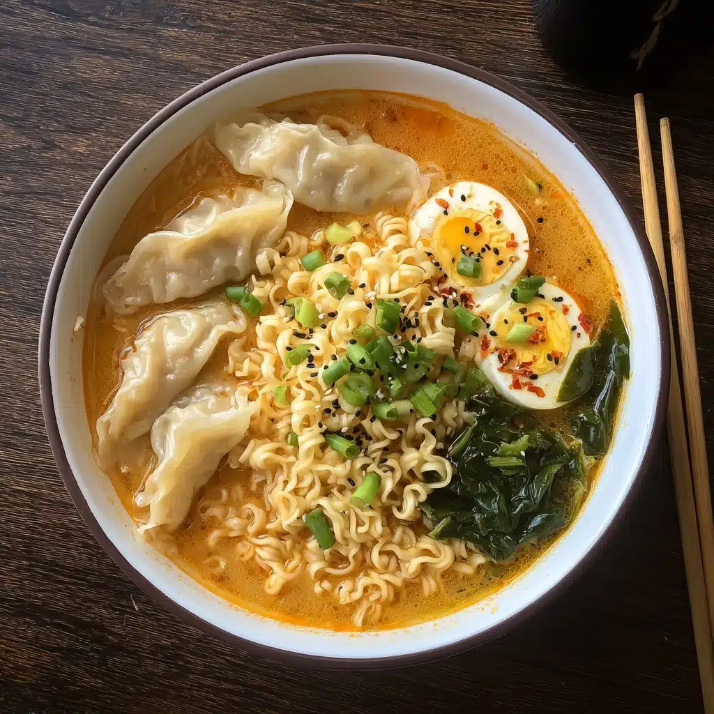 Dumpling Ramen Bowl Recipe - Recipe Image