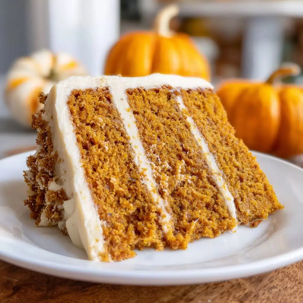 Pumpkin Cake with Cinnamon Cream Cheese Frosting Recipe - Recipe Image