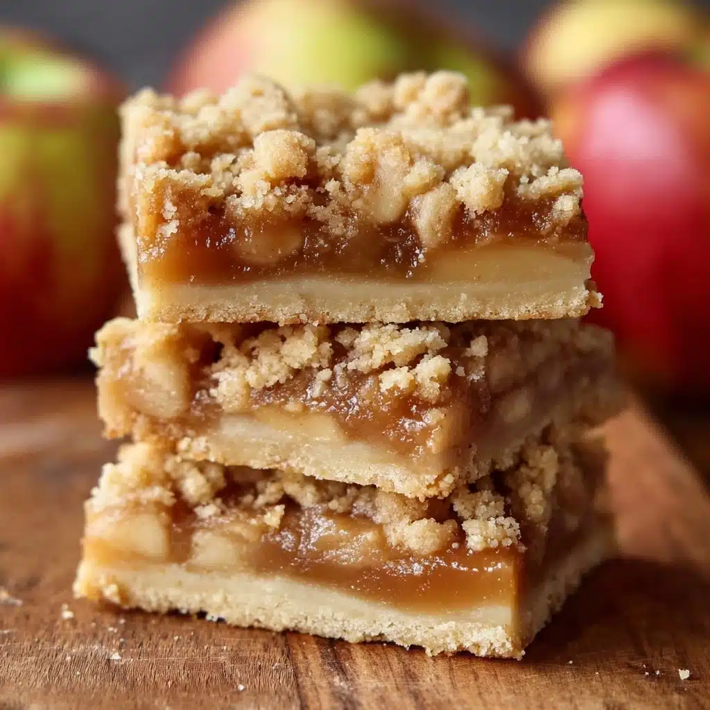 Apple Crisp Shortbread Bars Recipe - Recipe Image