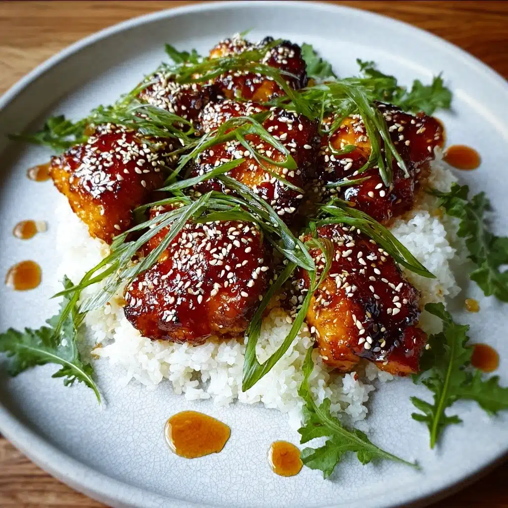 Sticky Honey Gochujang Chicken Recipe - Recipe Image