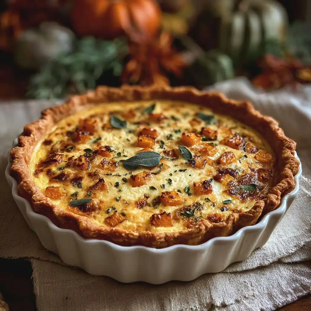 Butternut Squash & Sage Quiche  - Recipe Image