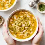 Green Olive Soup with Olive Oil Recipe