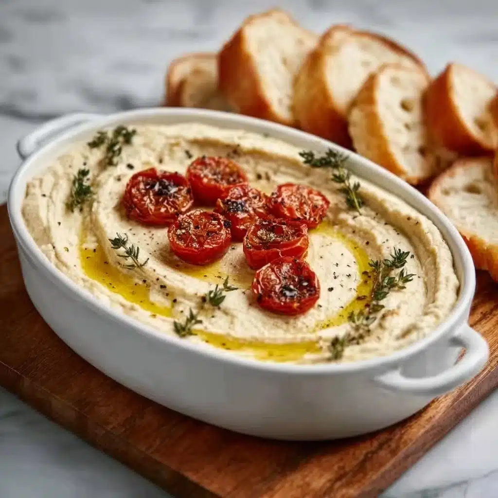 Spoon the dip into a serving dish and smooth the top with a spatula Recipe - Recipe Image