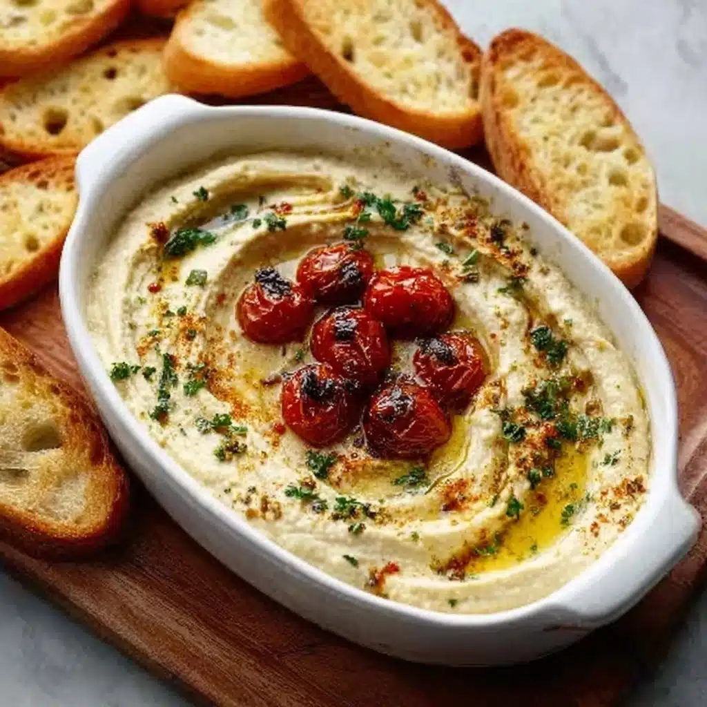 Spoon the dip into a serving dish and smooth the top with a spatula Recipe - Recipe Image