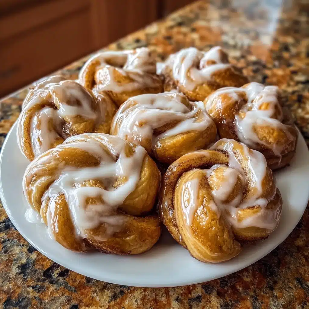 Cinnamon Knots with Coffee Icing Recipe