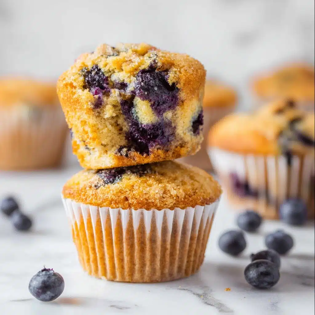 Blueberry Cottage Cheese Muffins Recipe - Recipe Image