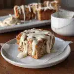High Protein Cinnamon Roll Baked Oatmeal Recipe