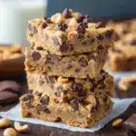 Chocolate Chip Peanut Butter Oatmeal Bars Recipe