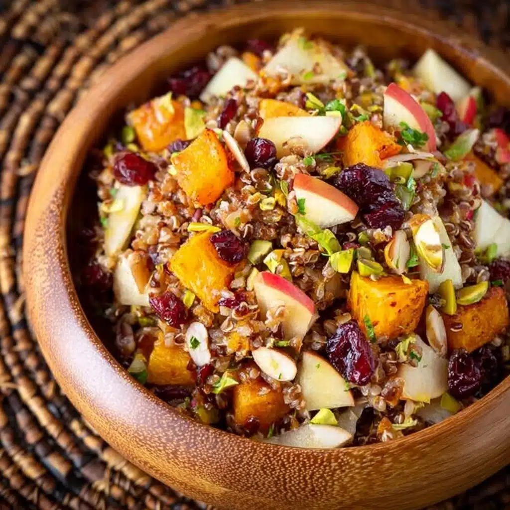Wild Rice Harvest Bowls with Fig Balsamic Vinaigrette Recipe