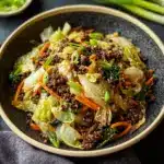 Chinese Ground Beef and Cabbage Stir Fry Recipe