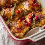 One Pan Cranberry Rosemary Chicken Recipe