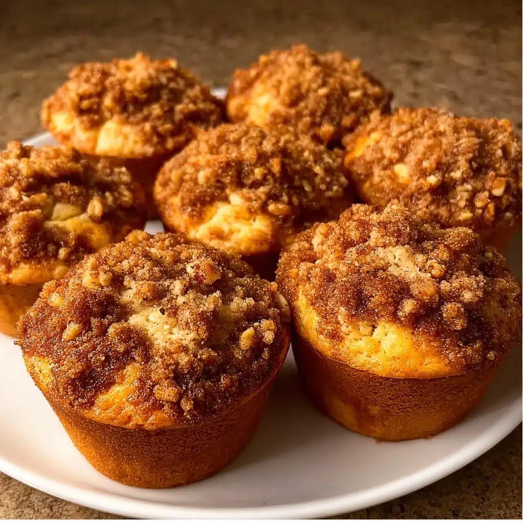 Cinnamon Pear Muffins with Walnut Topping Recipe