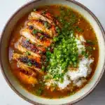 Caramelised Soy Chicken in Garlic Ginger Broth with Rice Recipe