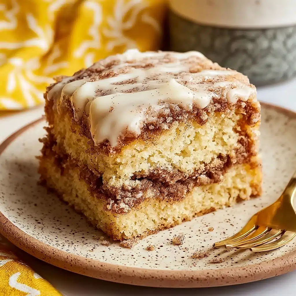 Crockpot Gooey Cinnamon Roll Dump Cake Recipe - Recipe Image