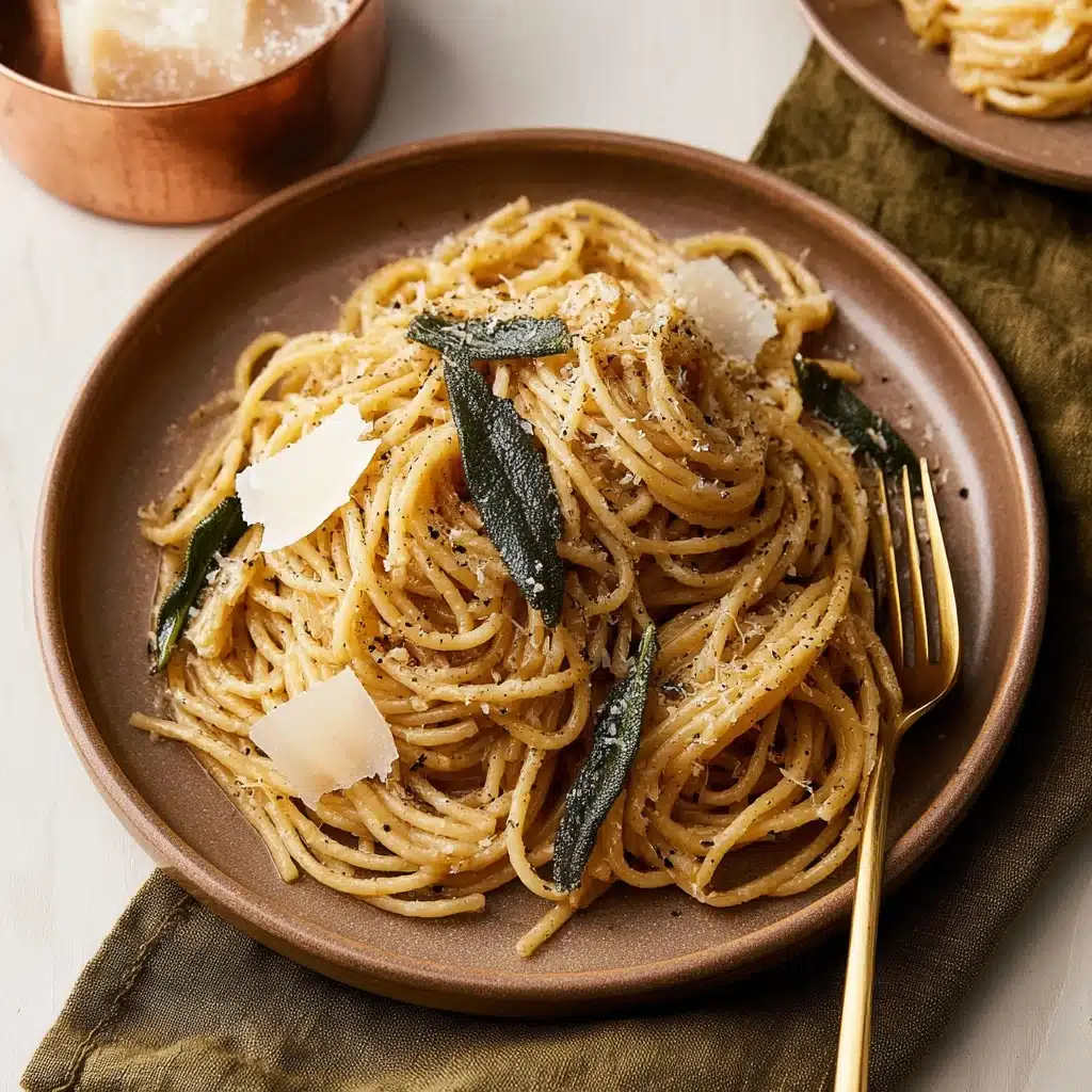 Brown Butter Sage & Pumpkin Fettuccine Recipe - Recipe Image
