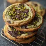 Pistachio Cream Chocolate Chip Cookies Recipe
