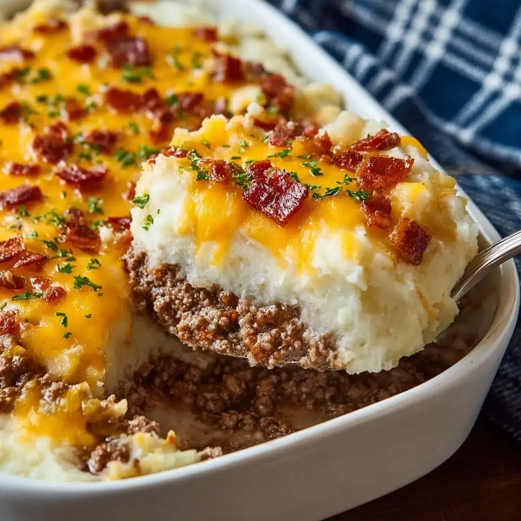CHEESY LOADED MEATLOAF CASSEROLE Recipe