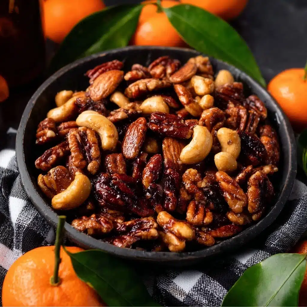 Slow Cooker Maple Spiced Nuts Recipe - Recipe Image