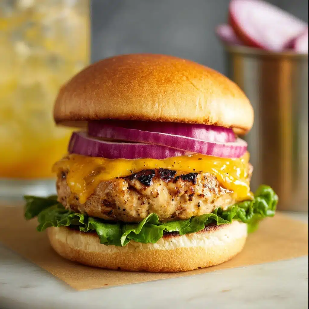 Maple Mustard Apple Chicken Burgers Recipe