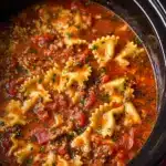Slow Cooker Lasagna Soup Recipe