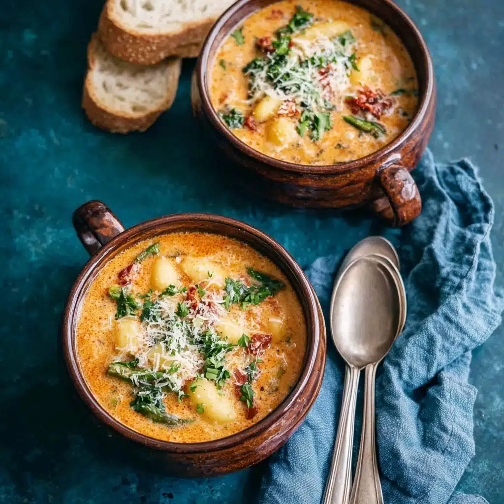 Italian Chicken Gnocchi Soup Recipe - Recipe Image