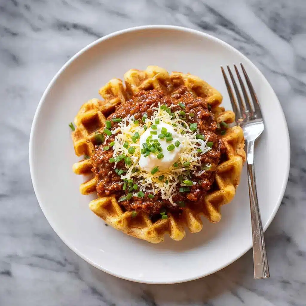 Cornbread Waffles with Chili Recipe